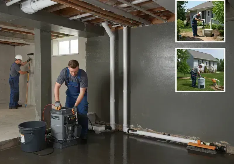 Basement Waterproofing and Flood Prevention process in Carrier Mills, IL